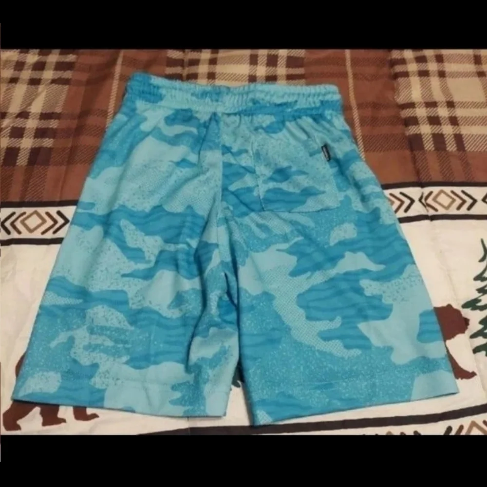 Converse Boys Chuck Mesh Shorts Cyan Blue SZ. 6 OR 7 BNWT SO